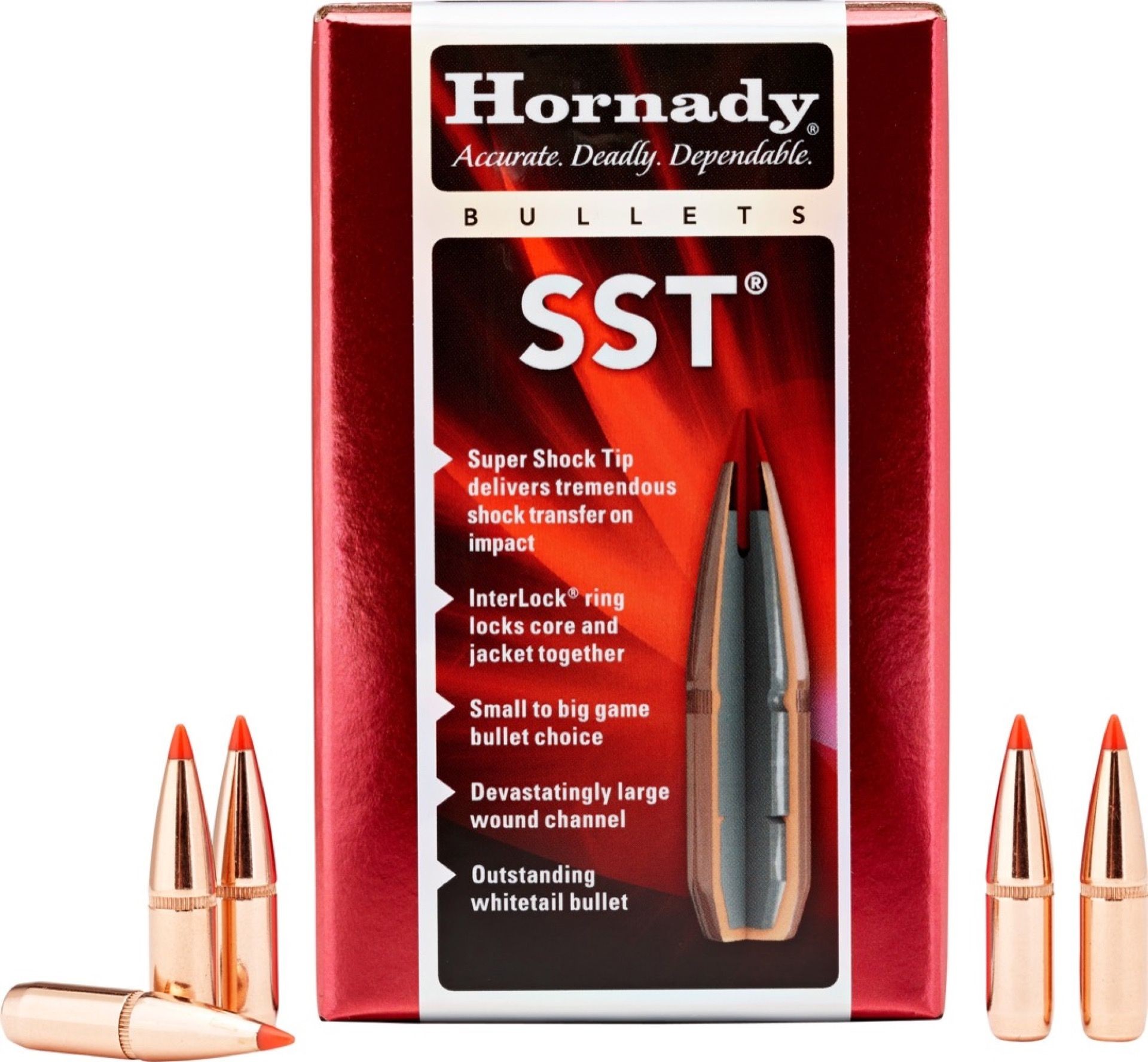 OGIVES HORNADY SST 180GR CAL 30 BTE DE 100