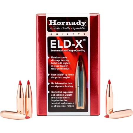 OGIVE CAL 30 HORNADY ELD-X 200GR X100