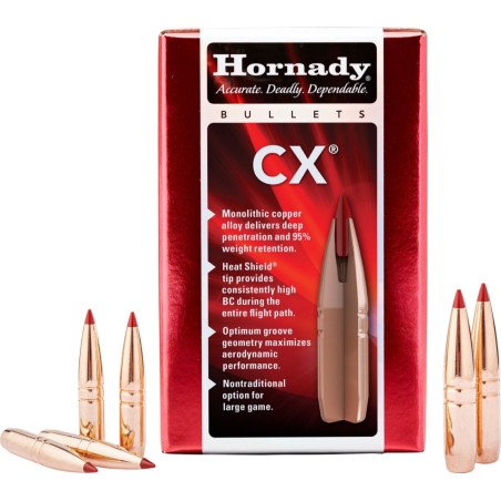 OGIVE CAL 30 HORNADY GMX 165G X50