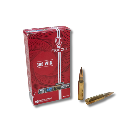 308 WIN FIOCCHI 147 GR FMJ BTE X 20