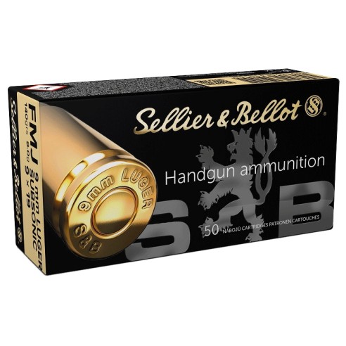 9X19 SUBSONIC SELLIER BELLOT FMJ 140GR