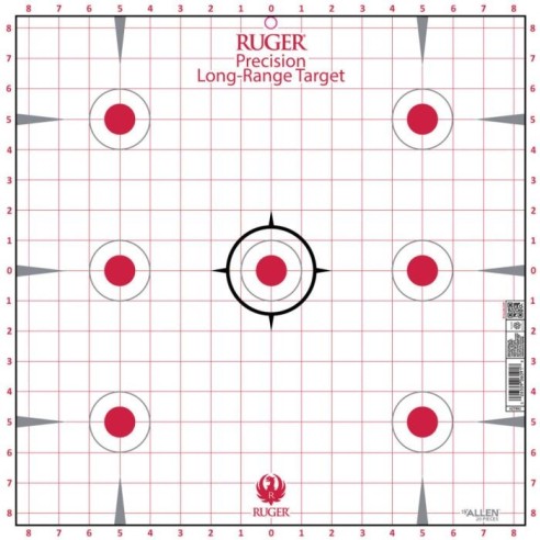 CIBLE PAPIER RUGER 7 ZONES PRECISION X20