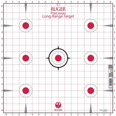 CIBLE PAPIER RUGER 7 ZONES PRECISION X20