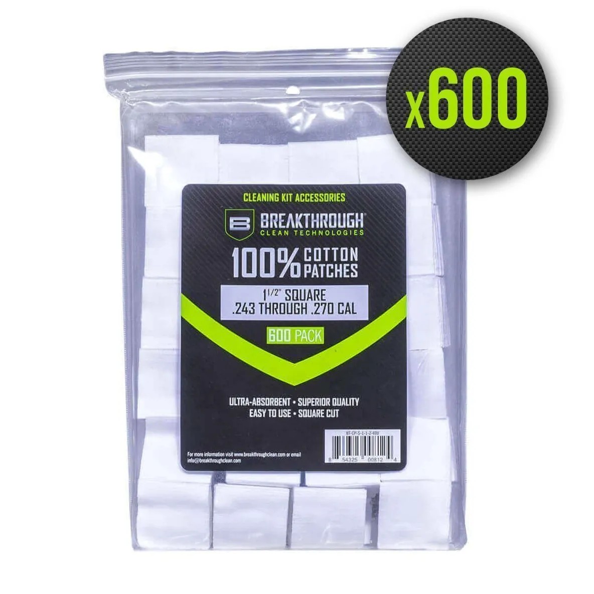 PATCHS COTON BREAKTHROUGH POUR CAL 243 X600