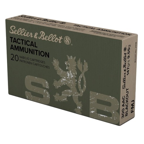 300 AAC BLACKOUT SELLIER BELLOT FMJ 147 GR