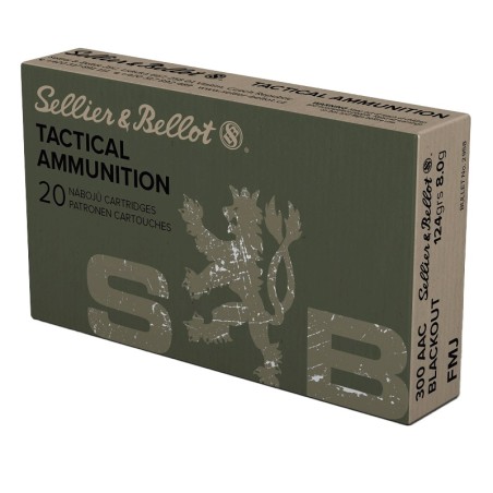 300 AAC BLACKOUT SELLIER BELLOT FMJ 124 GR