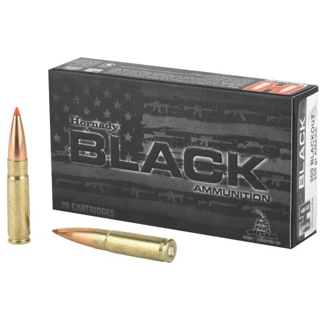 300 AAC BLACKOUT HORNADY 208GR A-MAX BTE X20