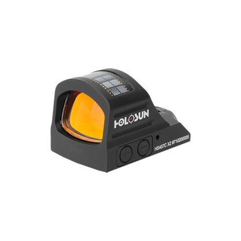 HOLOSUN 407C X2 RETICULE ROUGE + PANNEAU SOLAIRE