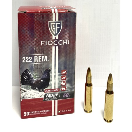 222R FIOCCHI FMJ 50GR X50