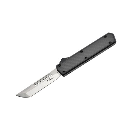 COUTEAU OTF CARBONE GOLGOTH - G11D1 -LAME D2 TANTO