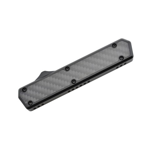 COUTEAU OTF CARBONE GOLGOTH - G11D1 -LAME D2 TANTO