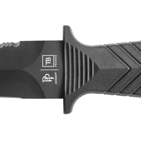COUTEAU TB PROTECTEUR NOIR AVEC ETUI