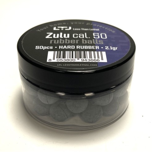 BILLE CAOUTCHOUC CAL.50 ZULU X50