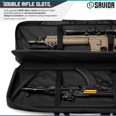 HOUSSE M4 SAVIOR URBAN WARFARE 51'' DOUBLE RIFLE
