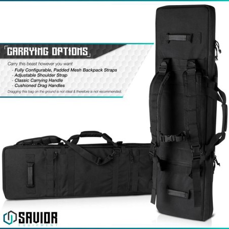 HOUSSE M4 SAVIOR URBAN WARFARE 51'' DOUBLE RIFLE