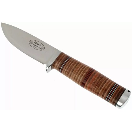 COUTEAU FALLKNIVEN MANCHE CUIR LAME VG10