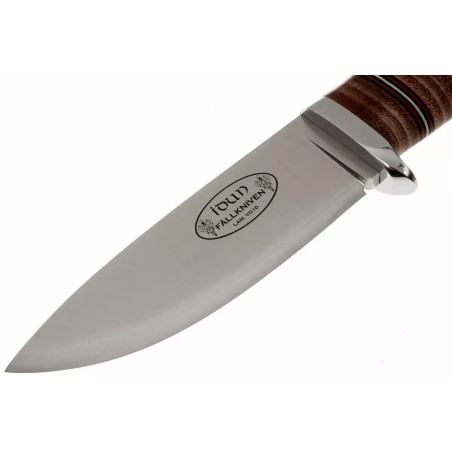 COUTEAU FALLKNIVEN MANCHE CUIR LAME VG10