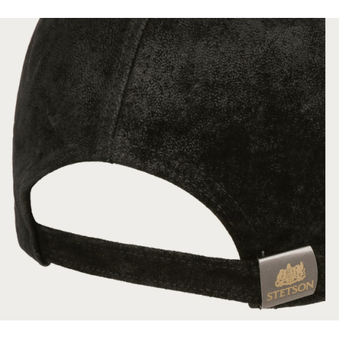 CASQUETTE CUIR STETSON NOIR