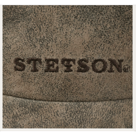 CASQUETTE CUIR STETSON MARRON